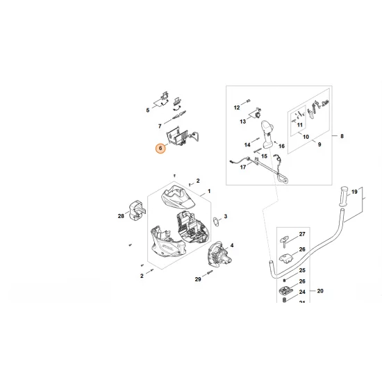 STIHL   Moduł elektroniczny FA08 430 1452